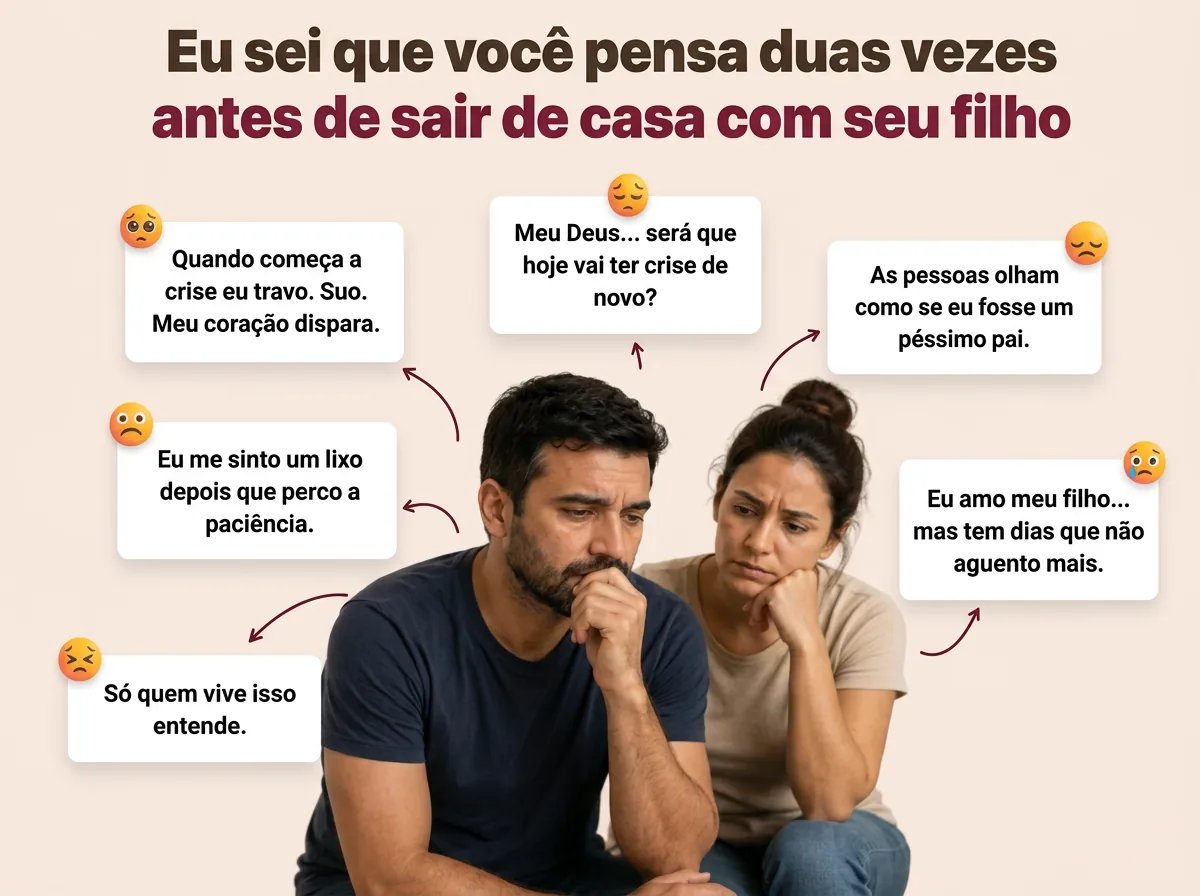 Eu sei que você pensa duas vezes antes de sair de casa com seu filho